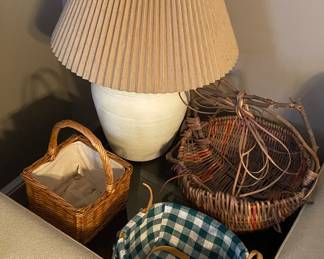 Lamps and Baskets