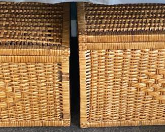 Wicker Storage Boxes