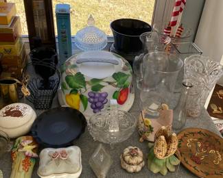Assorted Glassware and Porcelain