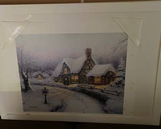 Signed and Numbered Thomas Kinkade "Old Porterfield Gift Shop"