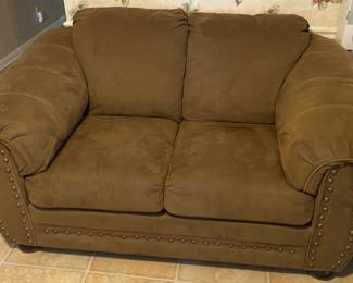 Microsuede Loveseat