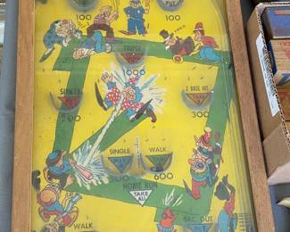 Old Poosh M Up Pinball Game