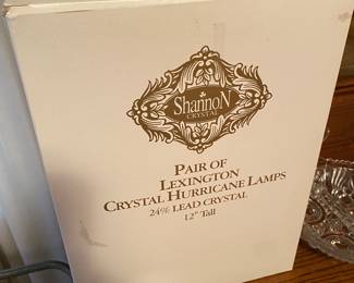 Shannon Hurricane Lamps