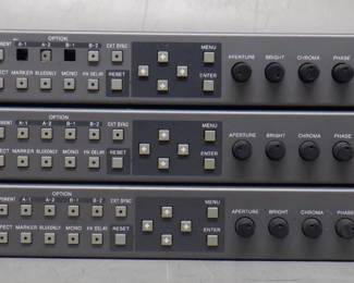 LOT OF 3 SONY MEU-WX2 MONITOR CONTROLS