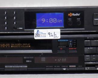 LOT OF 2 ELECTRONICS INCLUDING NEC I FI VCR, SANGEAN HD RADIO RECEIVER