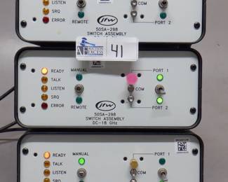 LOT OF 2 JFW 50SA-298 SWITCH ASSEMBLY