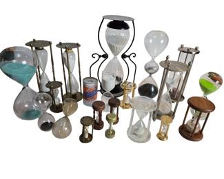 Group of Hourglasses Etc