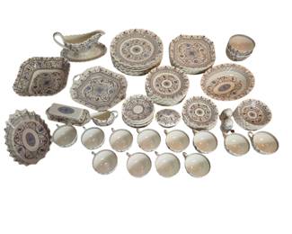 90pc Spode Florence China Set Serving for 8+