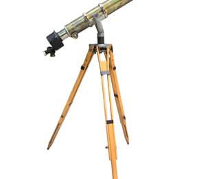 Antique F. Miller Innsbruck Signed Brass Telescope - Signed and numbered