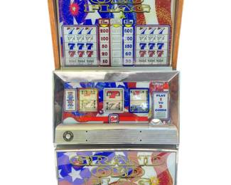 Vintage Bally's Grand Old Flag Slot Machine
