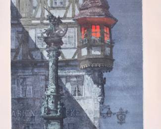 Hurst Rosemann Original Etching