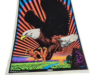 1974 Eagle Blacklight Poster