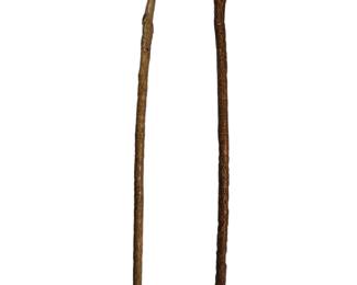 1897 and 1903 Hassler Signed Handcarved Canes