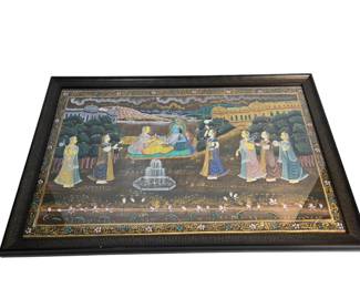 Radha Krishna with Friends Silk Painting Hindu
Krishna and Gopis Silk Painting India Hindu
Radha Krishna Silk Painting Hindu India
Krishna Silk Painting Hindu India