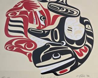 John Goodwin (Nytom) Signed Silkscreen Indigenous