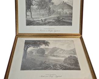 Pair Oesterreich Austria Kunike / Alt Prints