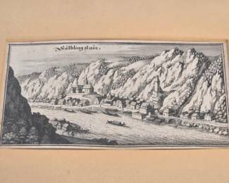 17th Cen Austrian Altere Original Copper Engraving