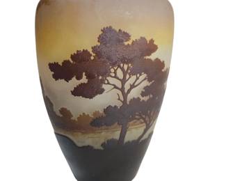Emile Galle Glass Vase c.1900-1920