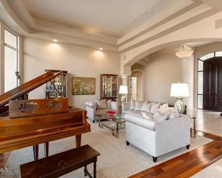 Piano Not Available - Couch and Chairs are Rene Cazares