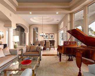 Piano Not Available - Couch and Chairs are Rene Cazares