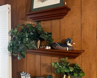 Wall Shelves, Decorative Duck Decoys
