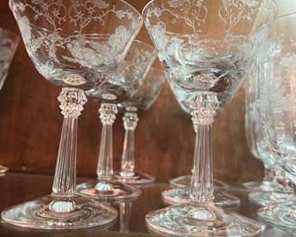 Vintage Etched stems