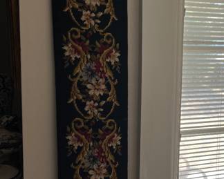 Needlepoint bell pull