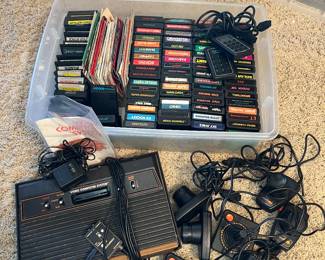 Atari 2600 and 88 games and controllers