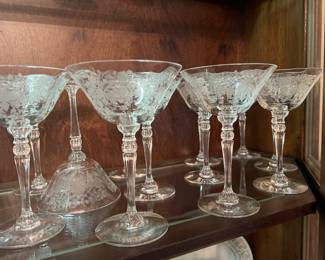 Vintage Etched stems