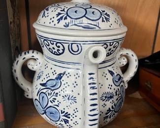 Blue and White unique Ewer