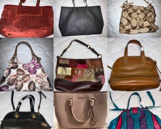Coach Purses, Michael Kors Purses, Dooney and Bourke Purses
