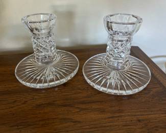 Waterford candle holders