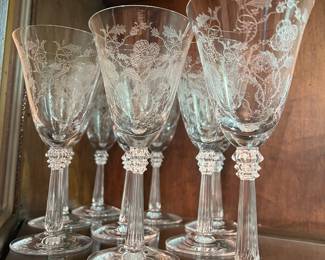 Vintage Etched stems