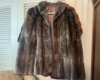 Fur cape