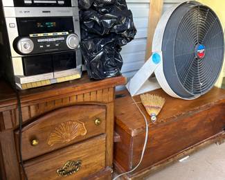 Side table cedar chest