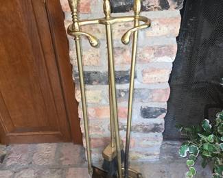 Brass Fireplace Tools