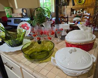 Serving Bowls - Picher and Glasses