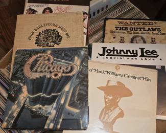 Lots of Classic Rock and Country Vinyls - Records