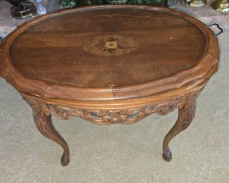Antique Small Oval French Table