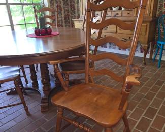 High Back Chair and Base of Table 