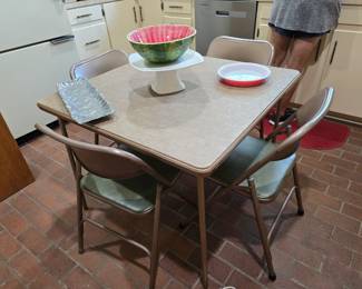 Card Table with 4 Chairs