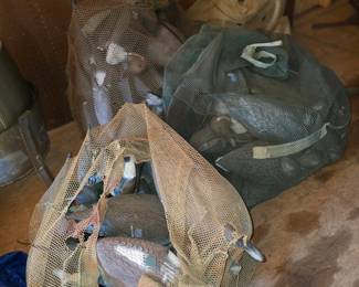 3 Bags of Duck Decoys