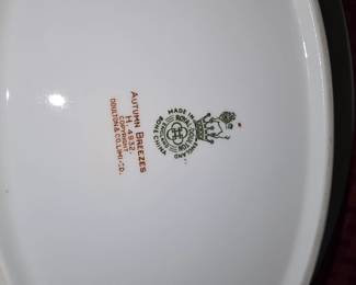 Mark on Back on China Set