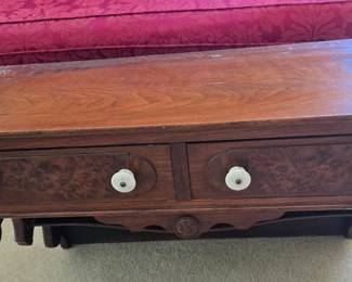 This is the bottom part of Wall Entry Table - Has 2 Drawers and 2 Shelves at Bottom