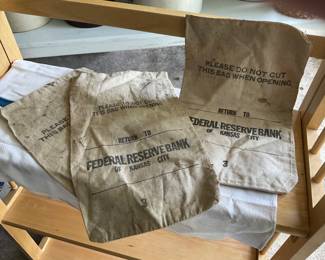 Old bank bags
