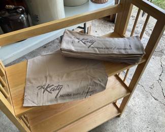 The Katy Natural Route Southwest Railway NOS headrest covers