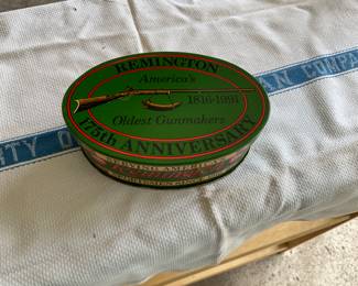 Remington 175th Anniversary tin. 