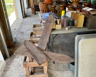 Old Stretching Boards for skins from trapping