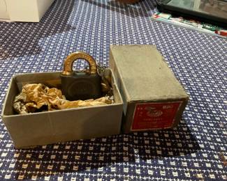 3-Corbin Padlocks in original box