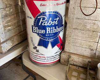 Vintage Pabst Blue Ribbon grill
